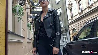 german scout picks up teen 18+ barbara for fake job