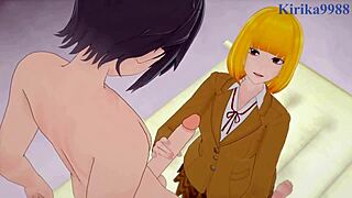 Meiko Shiraki and Hana Midorikawa in Wild Hentai Sex Scene!