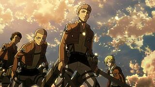 Detailed scenes from Attack on Titan episode 11 in full HD dub