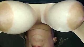 The milf with big tits casually blows a cock in this amateur scene