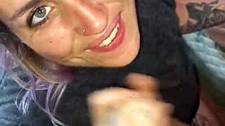 Her girlfriend is a green eyed goddess who loves to have a facial with a friend