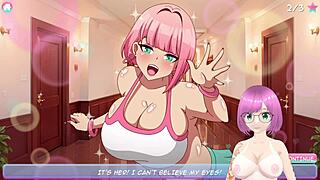 Oh wow, Zoey Horney and her roommates in this hentai game adventure!