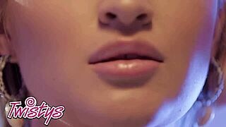 gizelle blanco teases by pool with pierced nipples