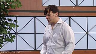 Hot librarian Nicole Aniston fucked hard in every position