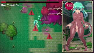 I'm in mage kanade's futanari dungeon, part 4, no comentary, it's so wild