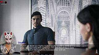 Ms. Denvers in torn stockings episode 20