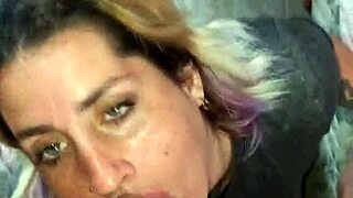 Her girlfriend is a green eyed goddess who loves to have a facial with a friend