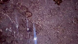 Public beach encounter with a horny Asian college slut