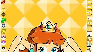 ppppu game featuring mario princess daisy