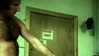 Retro Rockstar Groupie Bent Over for Hardcore Doggy