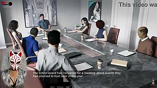 Ms. Denvers in torn stockings episode 20