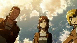 Detailed scenes from Attack on Titan episode 11 in full HD dub