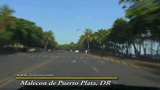 Dominican republic street girls in public outdoor scenes