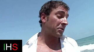 horny male fucks mulatto at seaside