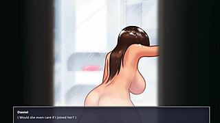 Stepsis pounded by stepbro's massive cock in Summertime Saga Jenny scenes