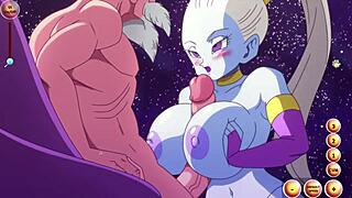 Vados Shows Master Roshi Her Huge Boobs!