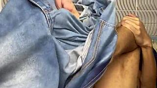 Skinny Teen 18+ Jerking Off Solo After Party