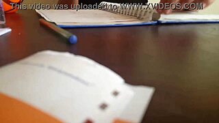 Colombian stepsister flashing panties under miniskirt