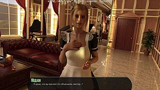 Blonde Secretary Slut in Wet Dress Drives Me Wild