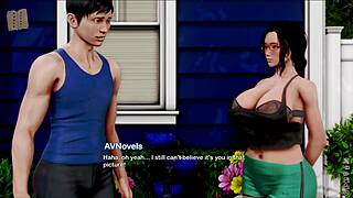 Adult video walkthrough of The Inn 47 anime visual novel