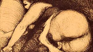 Vintage Comic Drawings Collection