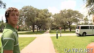 two gay guys fucking around