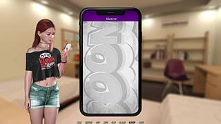 Petite redhead enjoys ramen while exploring summer in the city vibes