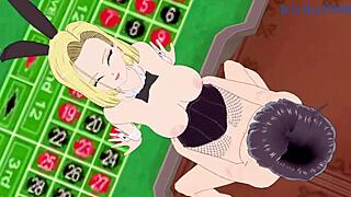 3D animated porn featuring Android 18 and Chi-Chi in action