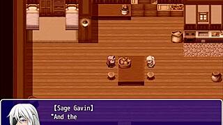 Demon queen gets revenge on the hero with hot riding action!