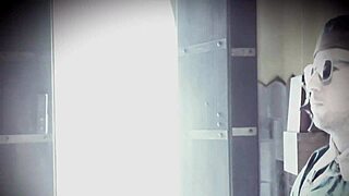 Beautiful teenage roleplay of deepthroat and sloppy sex in a war zone