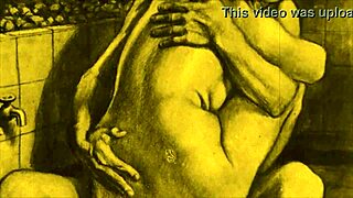 Vintage Comic Drawings Collection