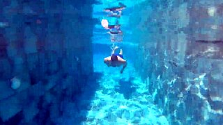 Married Woman Fucks Unknown Employee in the Pool