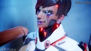 Overwatch NSFW compilation with cum on face and deepthroat
