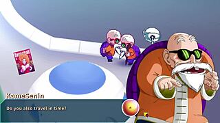 Vados Shows Master Roshi Her Huge Boobs!