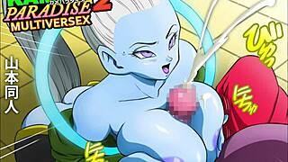 Vados Shows Master Roshi Her Huge Boobs!