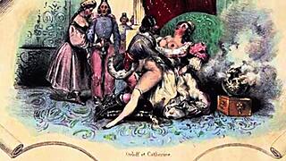 my secret life unfolds in vintage cartoon style