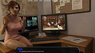 Blonde Secretary Slut in Wet Dress Drives Me Wild