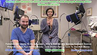 i become doctor tampa and use rebel wyatt as a human guinea pig becuase she has no health insurance and give her orgasms