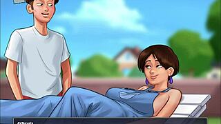 Milf with big ass in summertime saga 127.