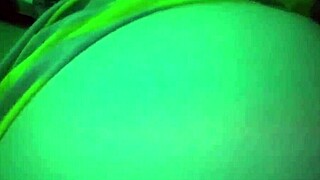 Girlfriend getting ass play and giving blowjob to big cock