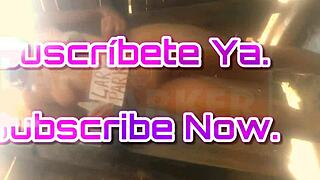 Kassandra masturbates in bathroom for casting