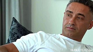 Hey, marina gold is getting super intimate with her new teen roommate, deepthroating and blowing his big cock in missionary!