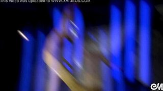 Sexy gay strip tease with hot young 18+ guy dancing on the pole.