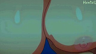 Anime and cartoon sex with anal sex and friends