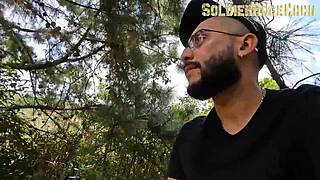 She wants to go out to the mountains to do cardio but i have other plans and the slut agrees to ride my cock outdoors