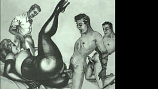 Vintage erotic drawings! What's in this alphabet?