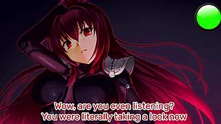 Scathach's femdom edging challenge?