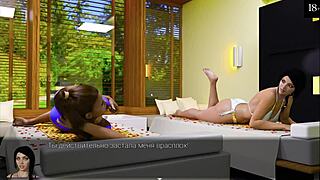 Anna's Exciting Affection Gameplay By The Pool