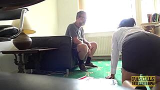 sabrina jade with huge tits rides for messy facial