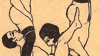 Vintage erotic drawings! What's in this alphabet?